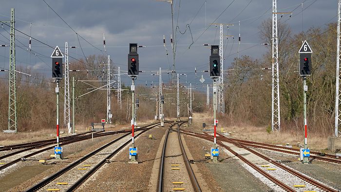 Signal steht auf "Hp1"